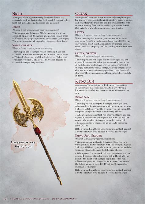 Empowered magical weapon